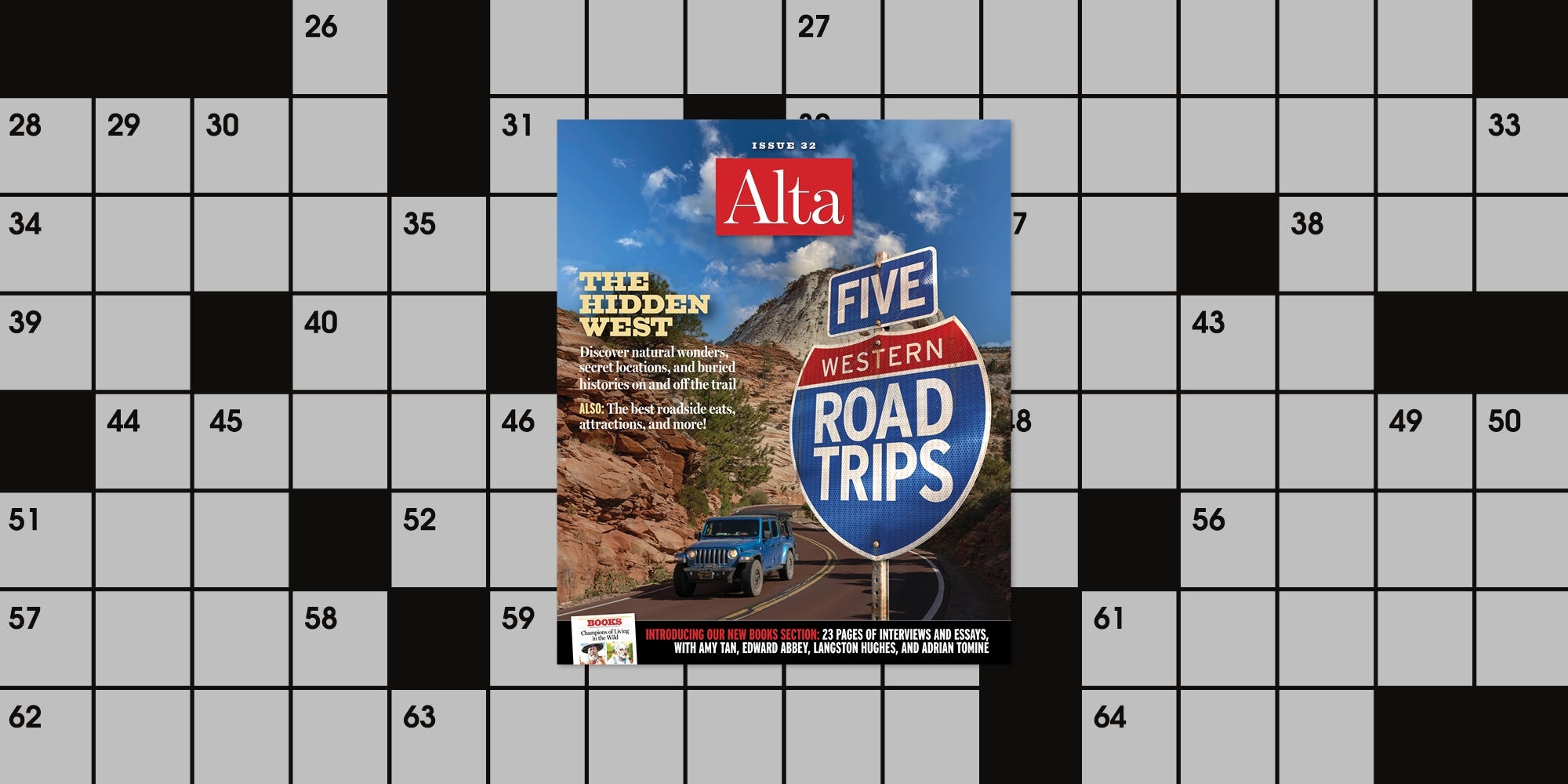 Colorful Writing Try Alta s Issue 31 Literary Crossword