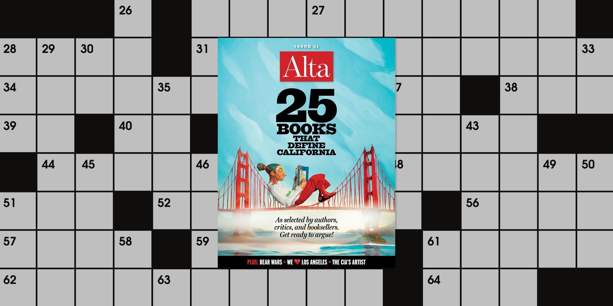 Colorful Writing Try Alta s Issue 31 Literary Crossword