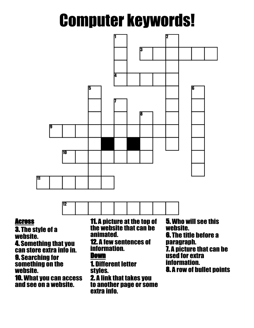 link letters crossword clue