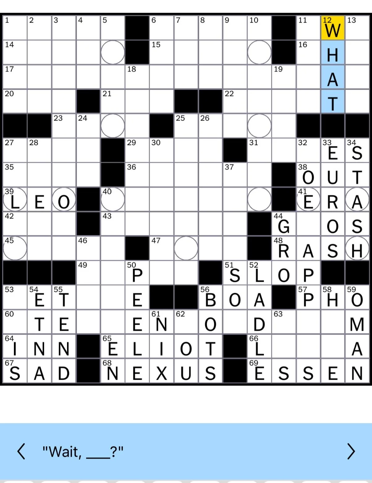 jersey boys nyt crossword