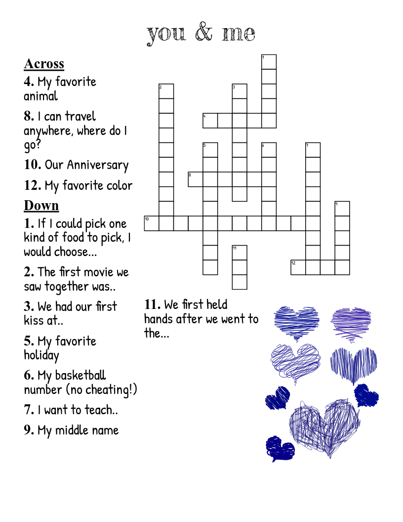 Couple s Crossword WordMint