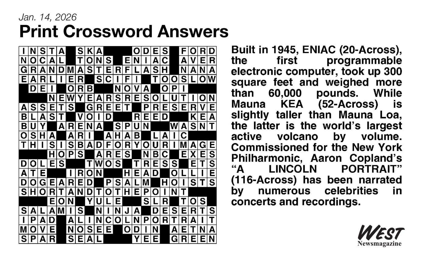 tons and tons crossword clue