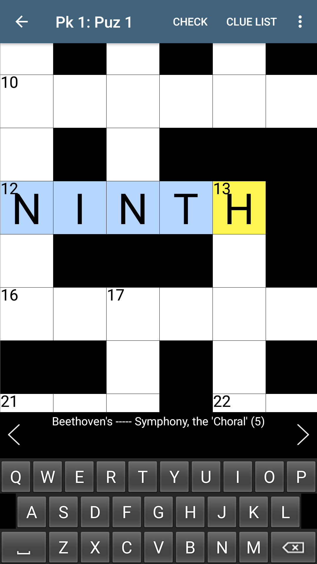 Crossword App On The Amazon Appstore