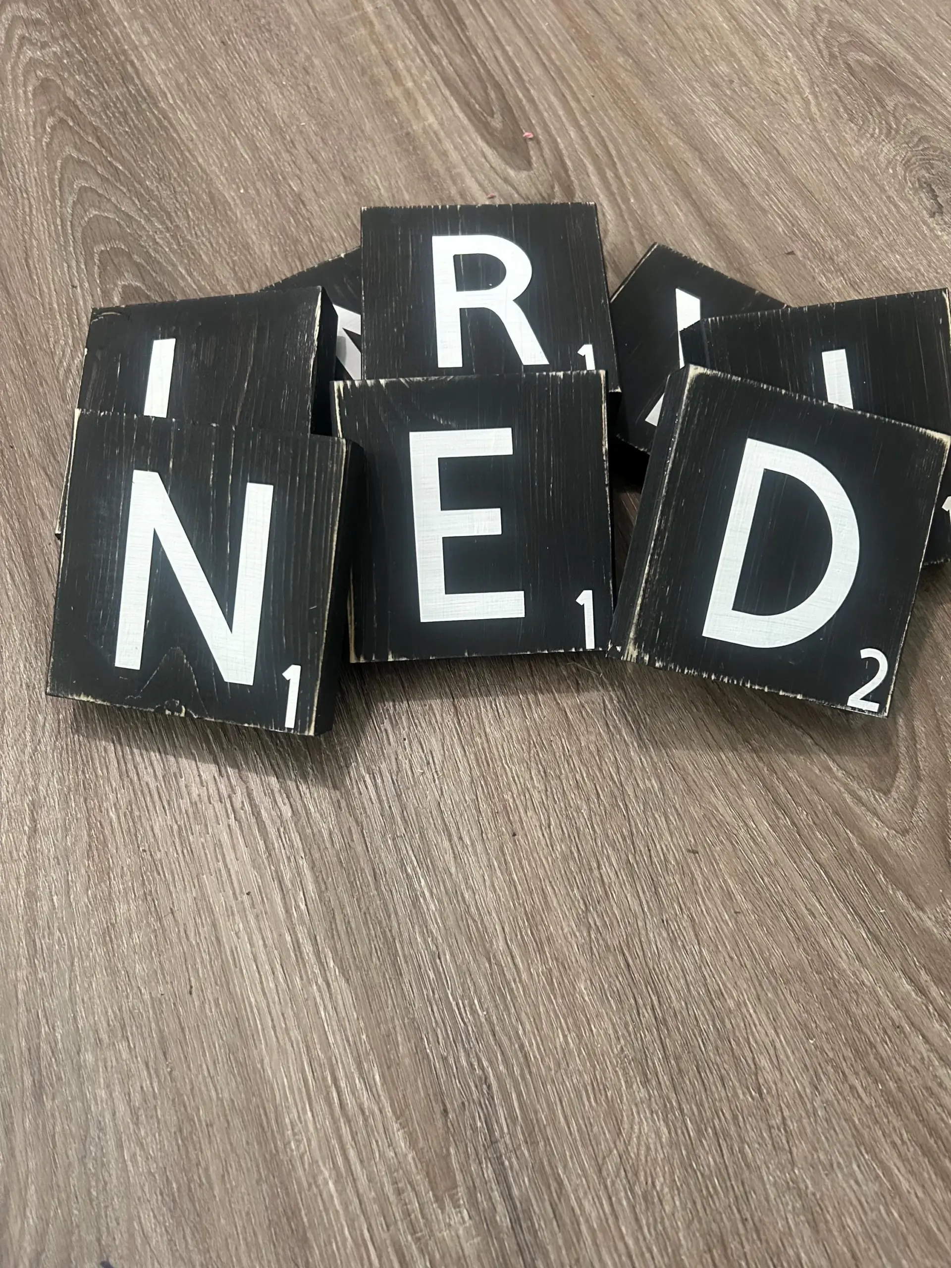 Crossword Blocks Etsy