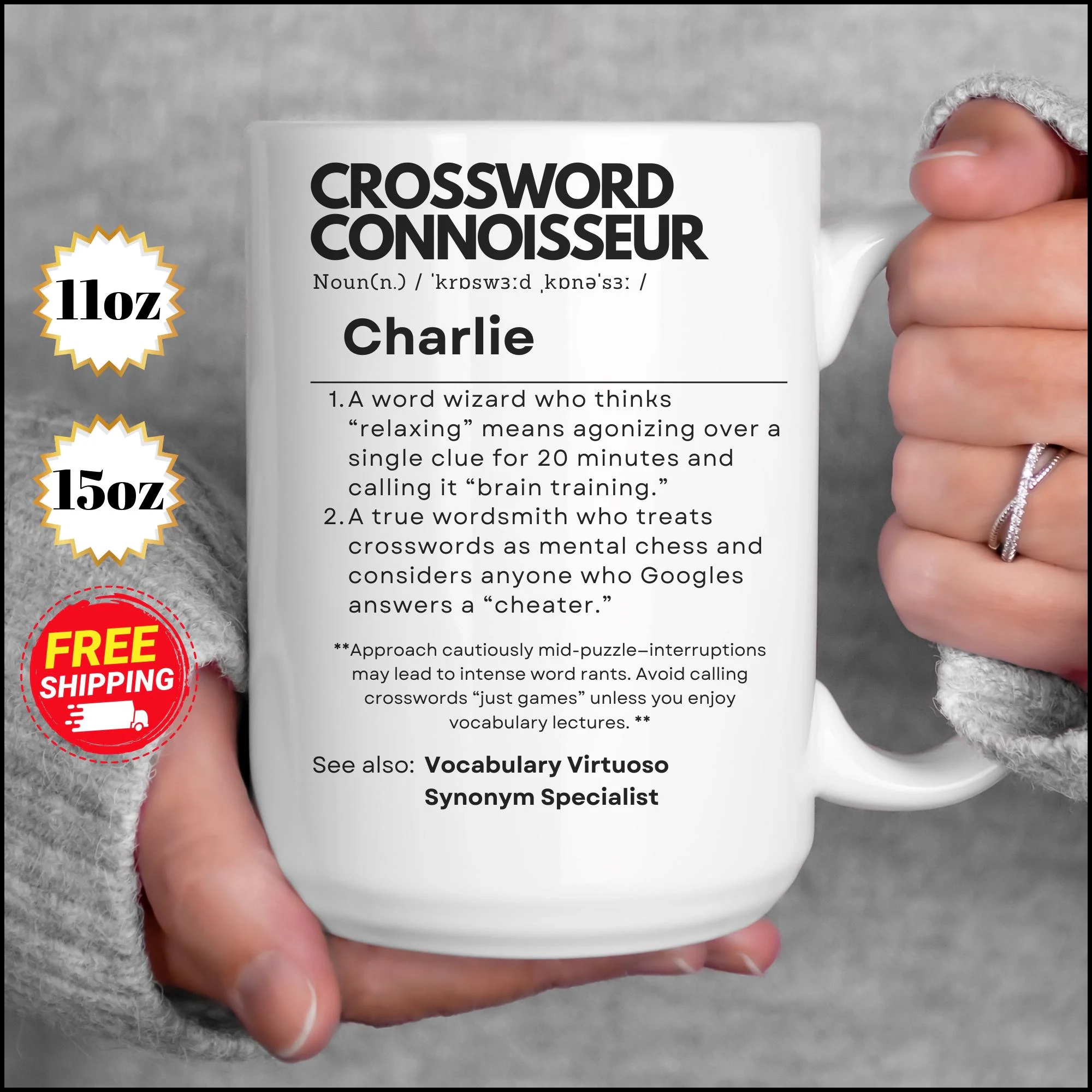 Crossword Connoisseur Mug Personalized Puzzle Lover Gift Etsy Ireland Crossword Connoisseur Mug Personalized Puzzle Lover Gift Etsy Ireland