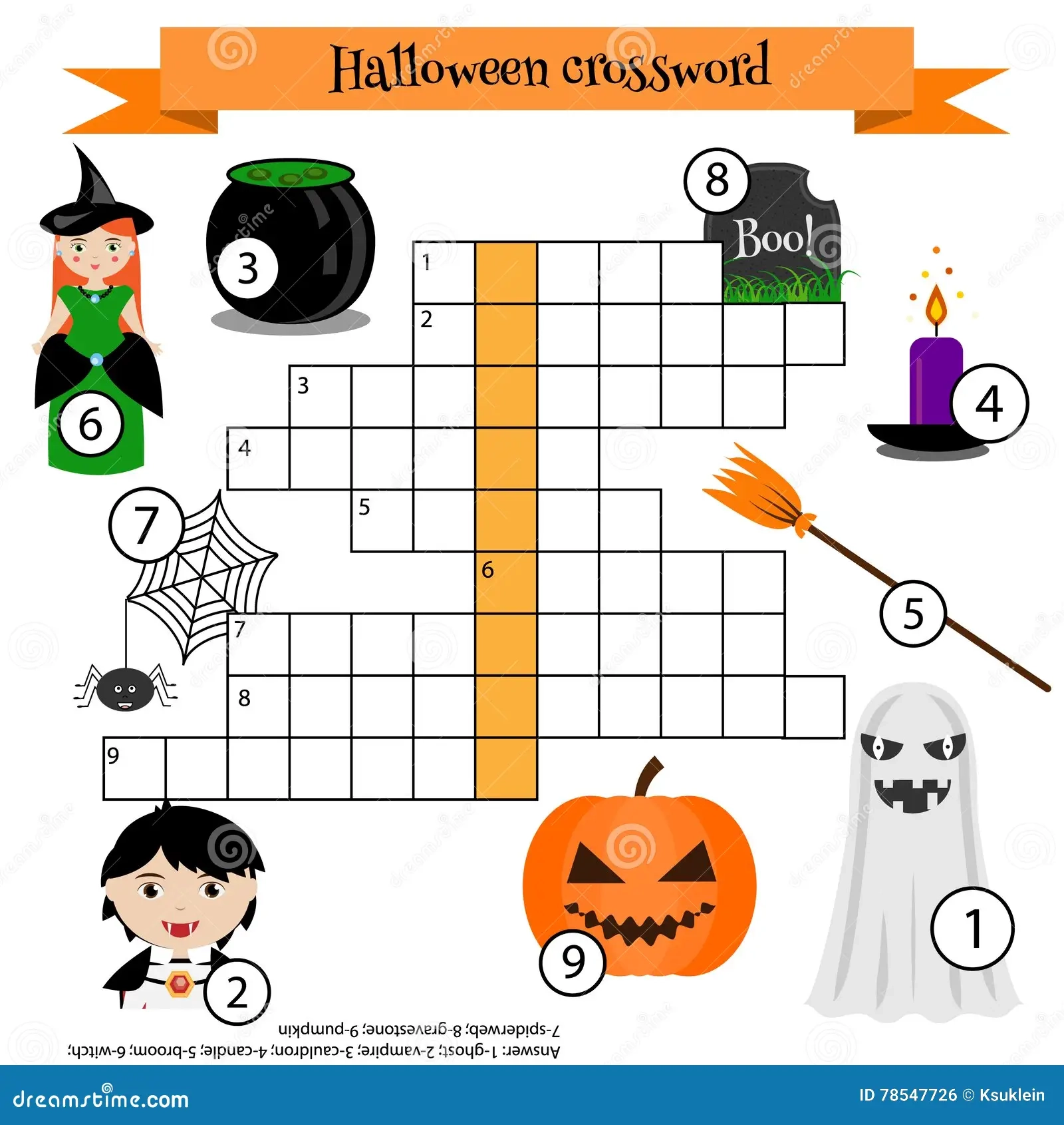Crossword Halloween Stock Illustrations 195 Crossword Halloween Stock Illustrations Vectors Clipart Dreamstime
