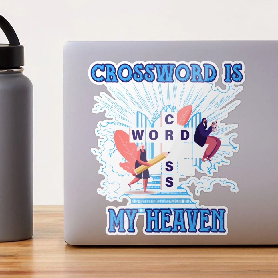 Crossword Heaven Sticker For Sale By VicetTees Redbubble