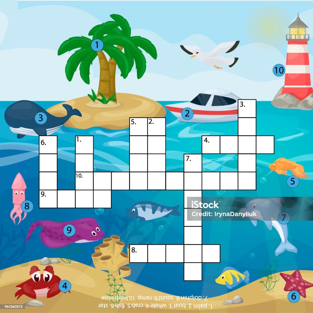 colorful fish crossword