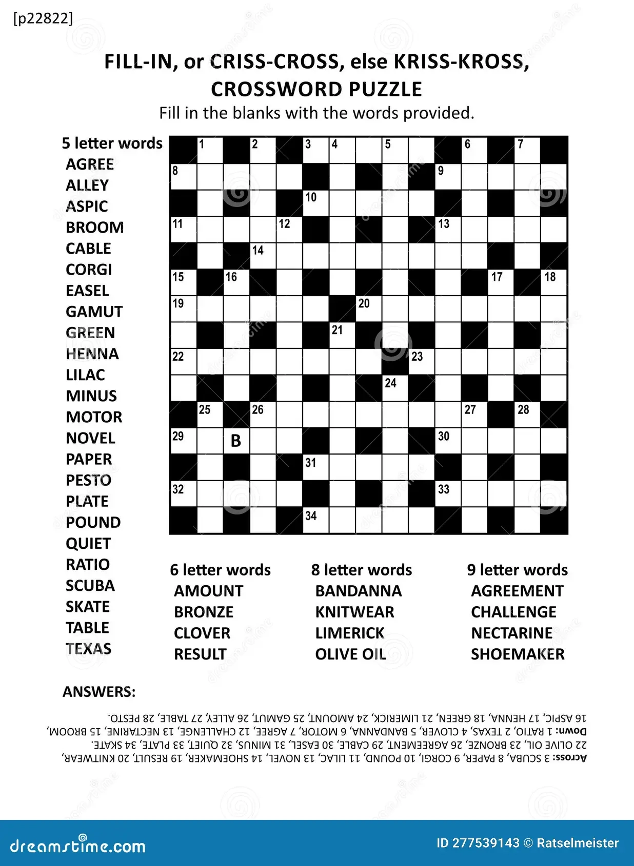 Crossword Puzzle Game Of 15x15 Size Grid Large Print Quick Style Criss coss or Fill in Else Kriss kross Stock Vector Illustration Of Words Family 277539143 Crossword Puzzle Game Of 15x15 Size Grid Large Print Quick Style Criss coss or Fill in Else Kriss kross Stock Vector Illustration Of Words Family 277539143