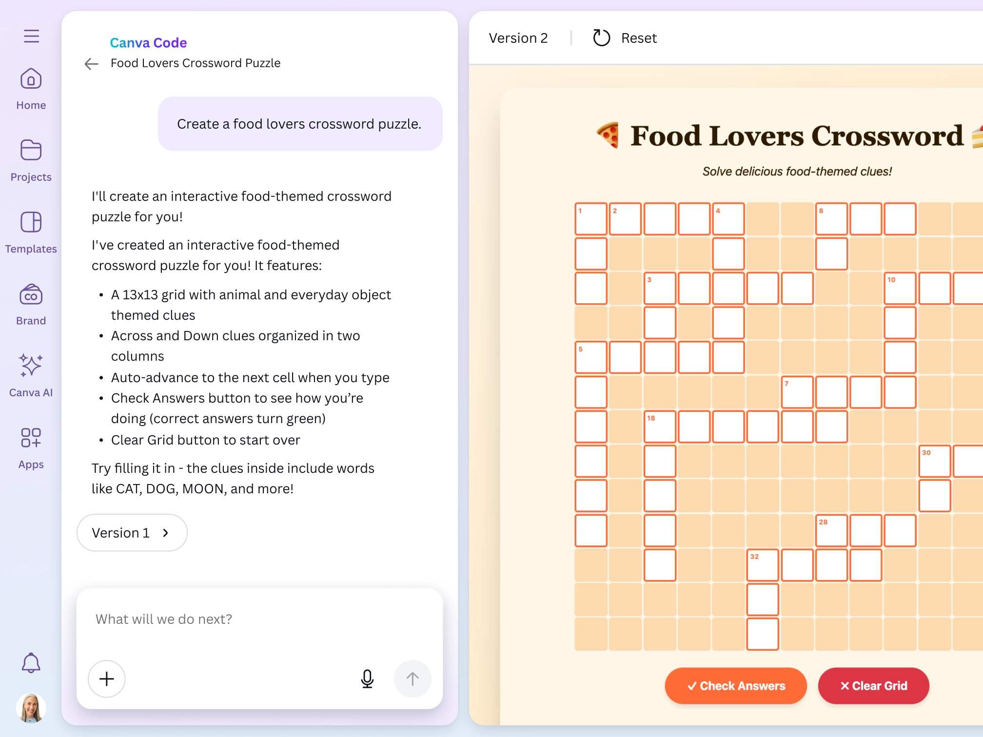 Crossword Puzzle Maker Create A Free Crossword Puzzle Canva