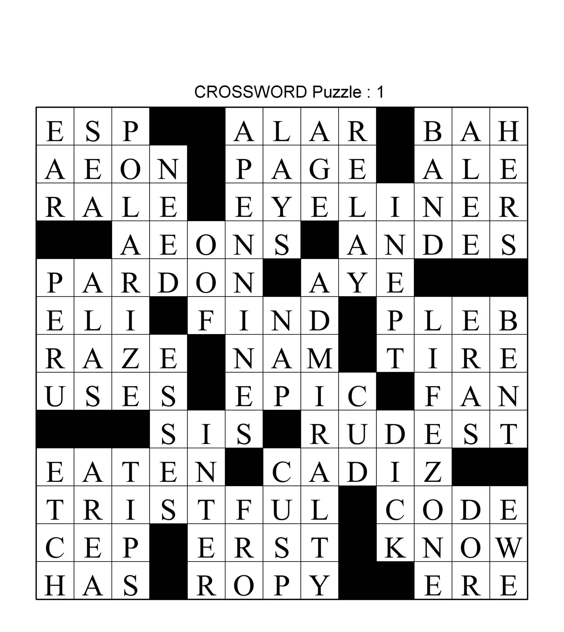 Crossword Puzzle Printables For Adults 100 Crosswords With Solutions Instant Download Large Print Fun Activities Book For Seniors Etsy Crossword Puzzle Printables For Adults 100 Crosswords With Solutions Instant Download Large Print Fun Activities Book For Seniors Etsy