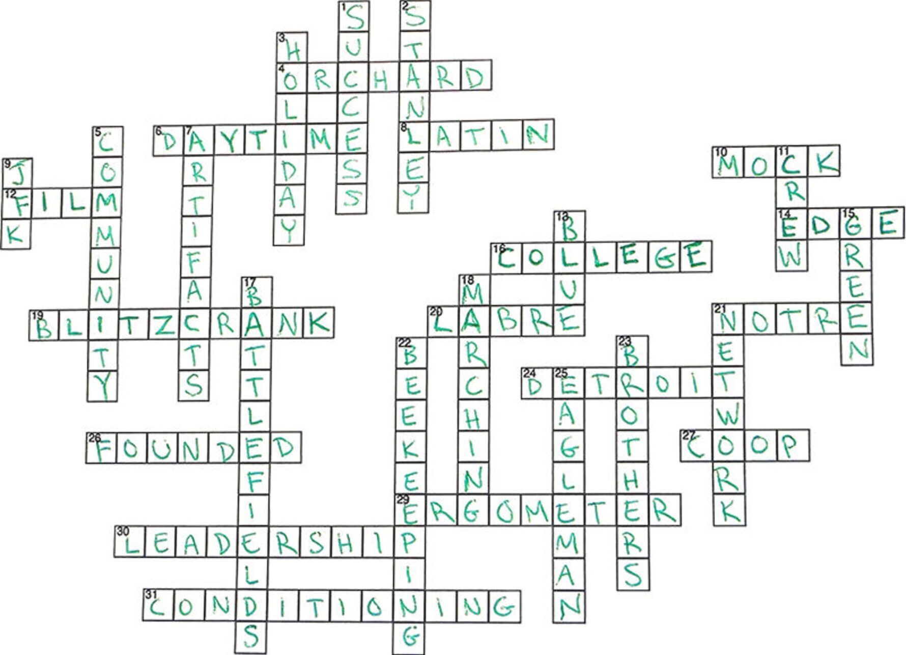 Crossword Puzzle St Edward High School All Boys Catholic High School In Cleveland OH Crossword Puzzle St Edward High School All Boys Catholic High School In Cleveland OH
