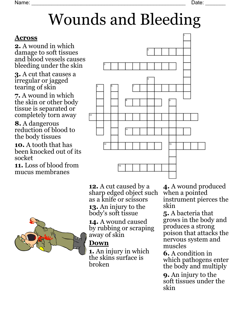Crossword Puzzle Teeth WordMint