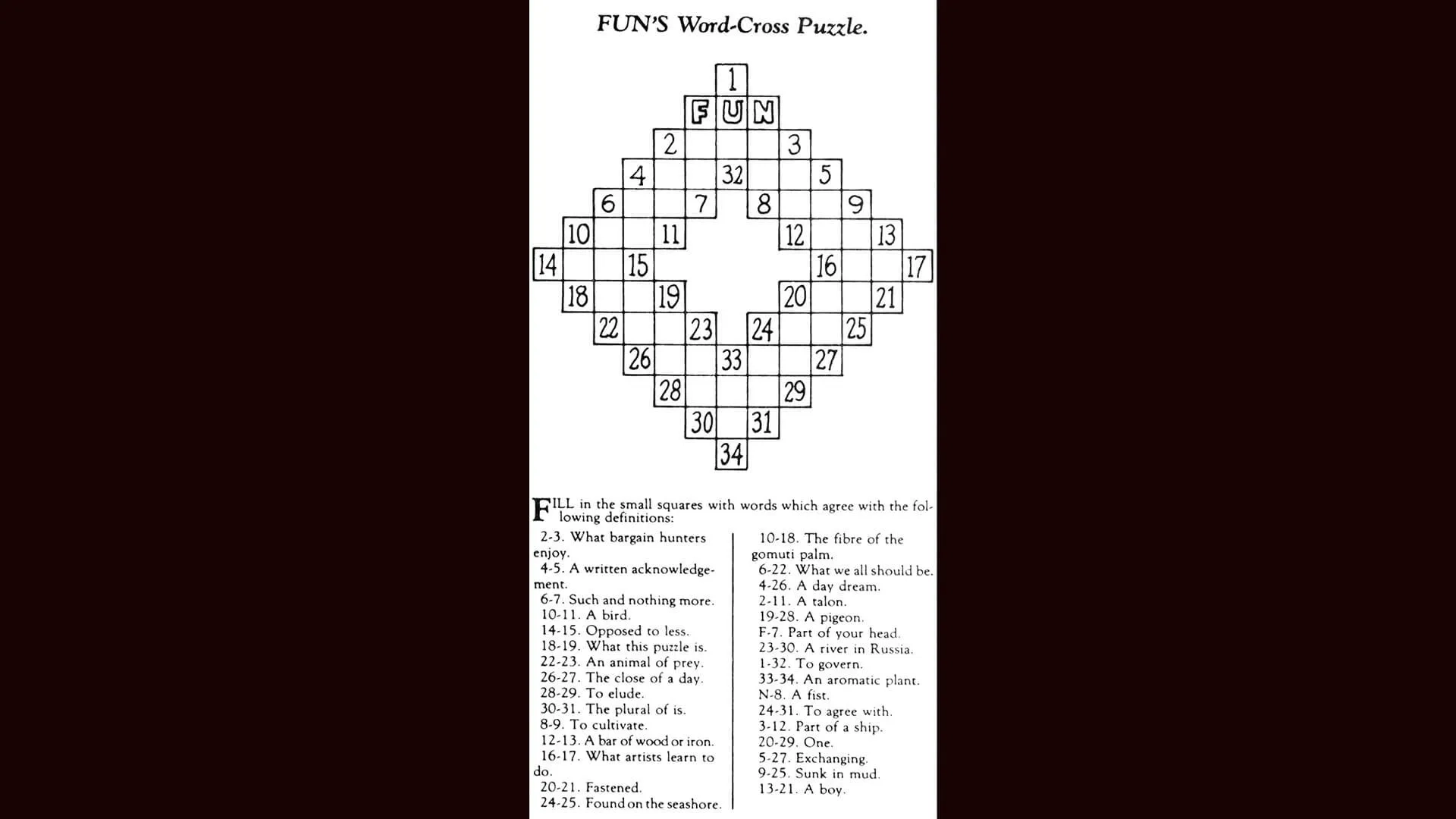 Crossword Puzzle Trivia Surprising Facts And History Masterpiece Official Site PBS