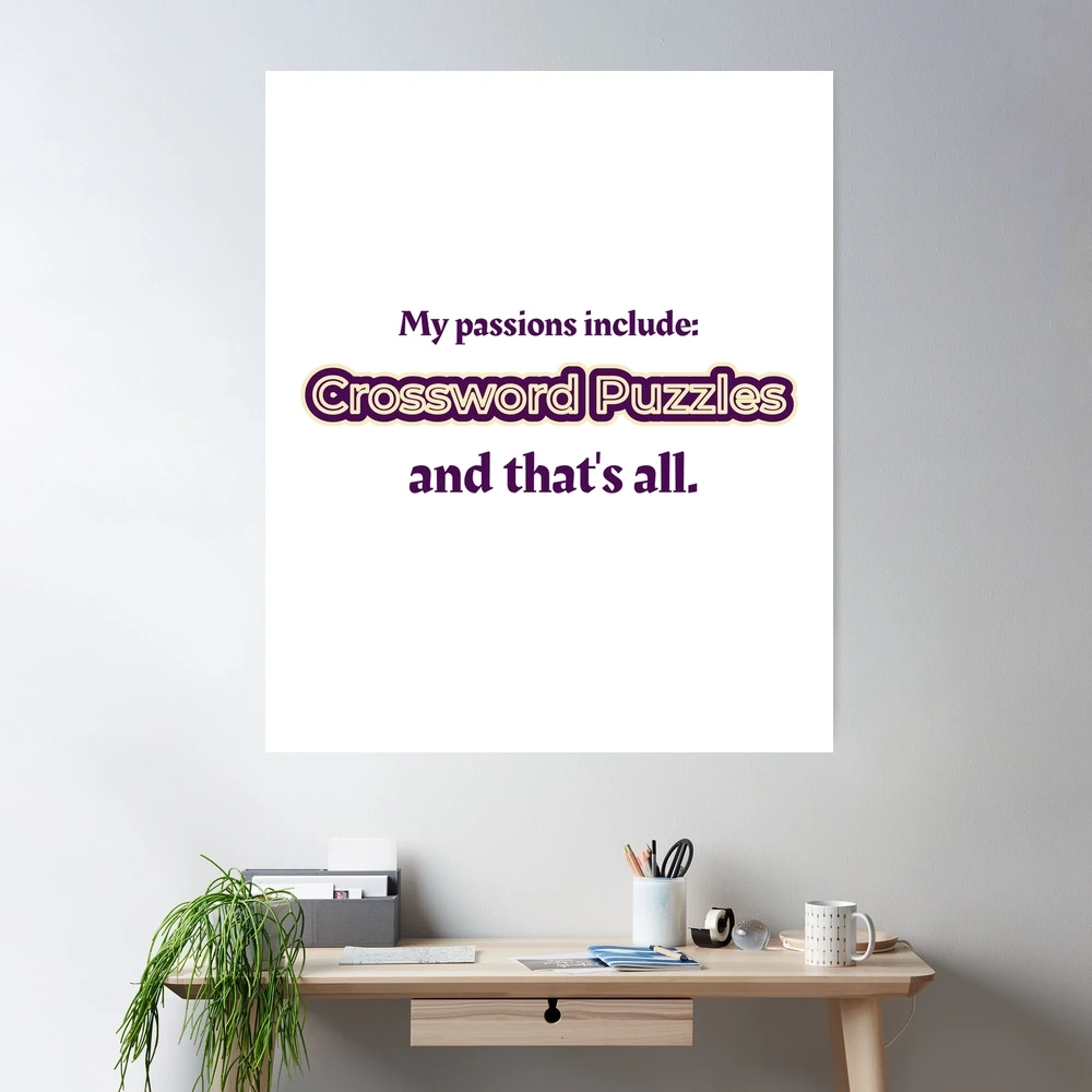 passion crossword clue