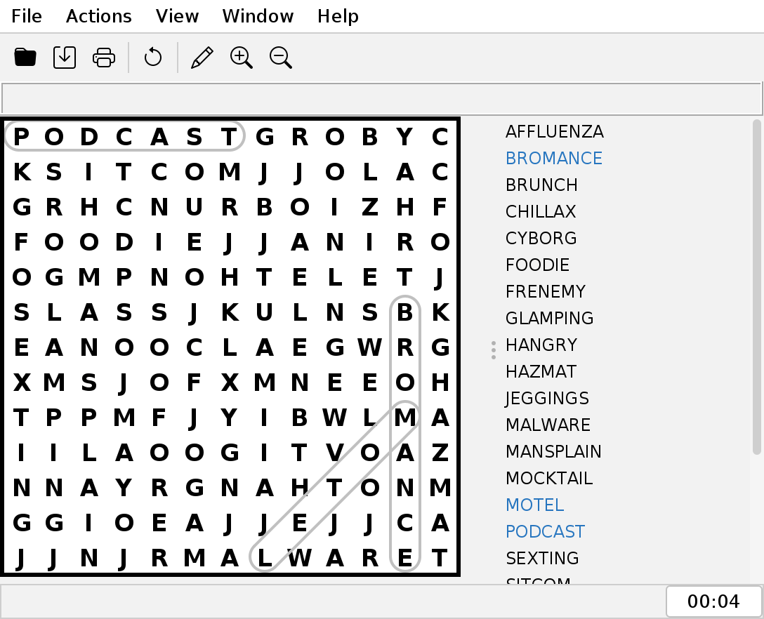 Crossword Solver Screen Shots