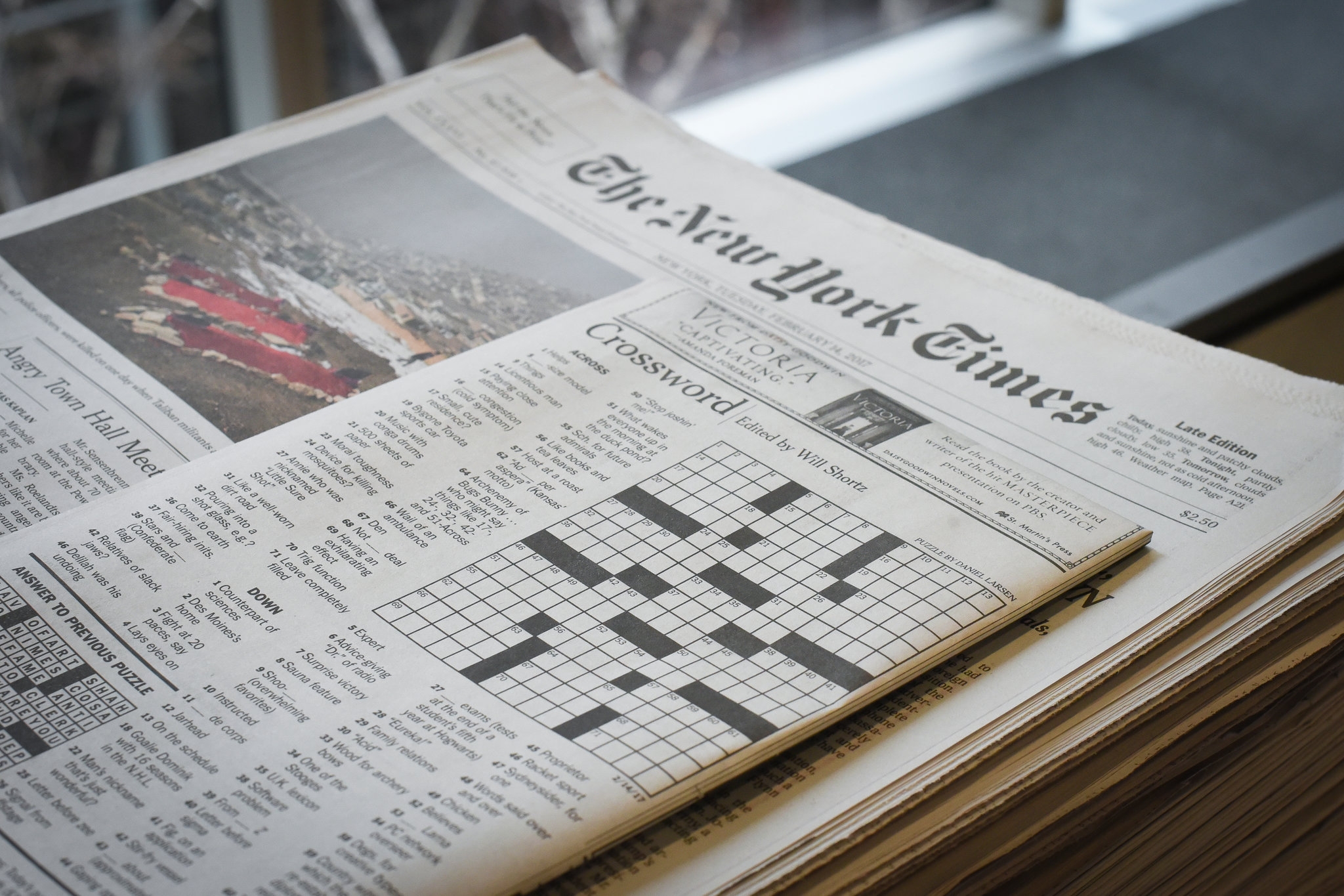 Crossword Solving A Search For Connections And Answers The New York Times