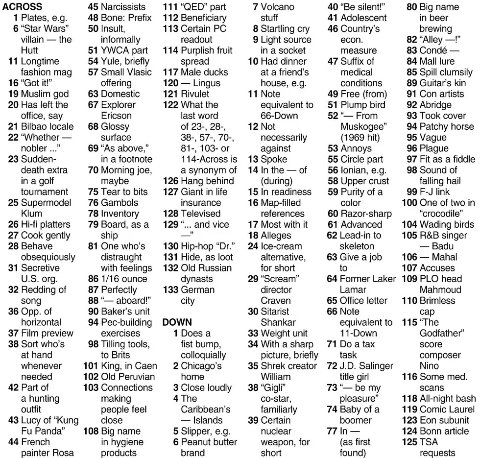 Crossword Sticky Situations 3 3 21 Seven Days