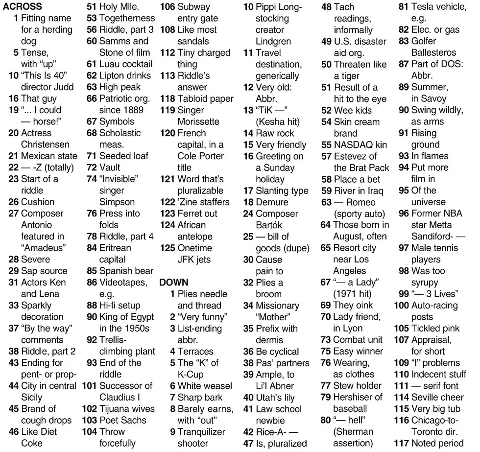law school newbie crossword