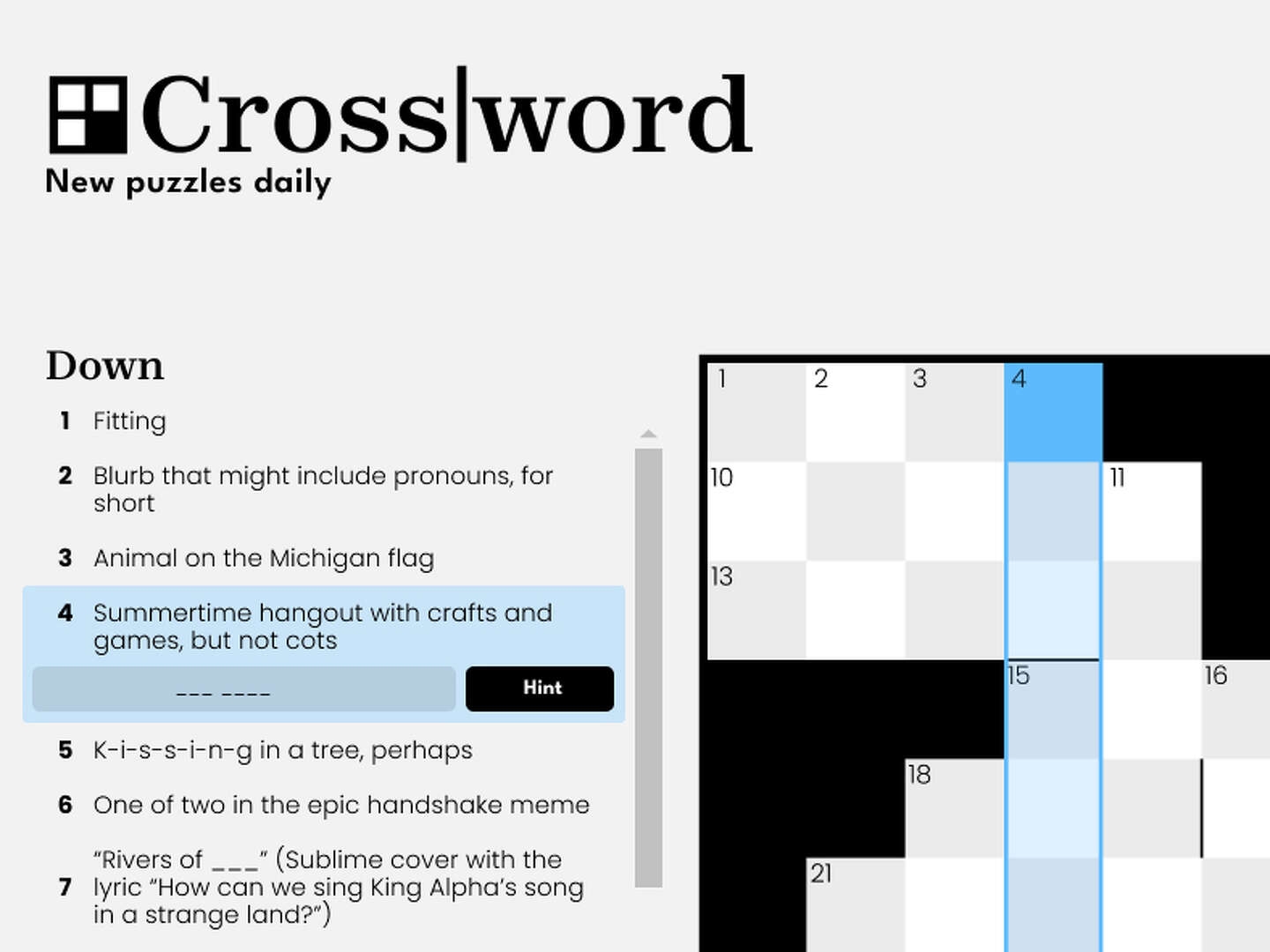 Crossword The Classic Puzzle Game Gets A New Look