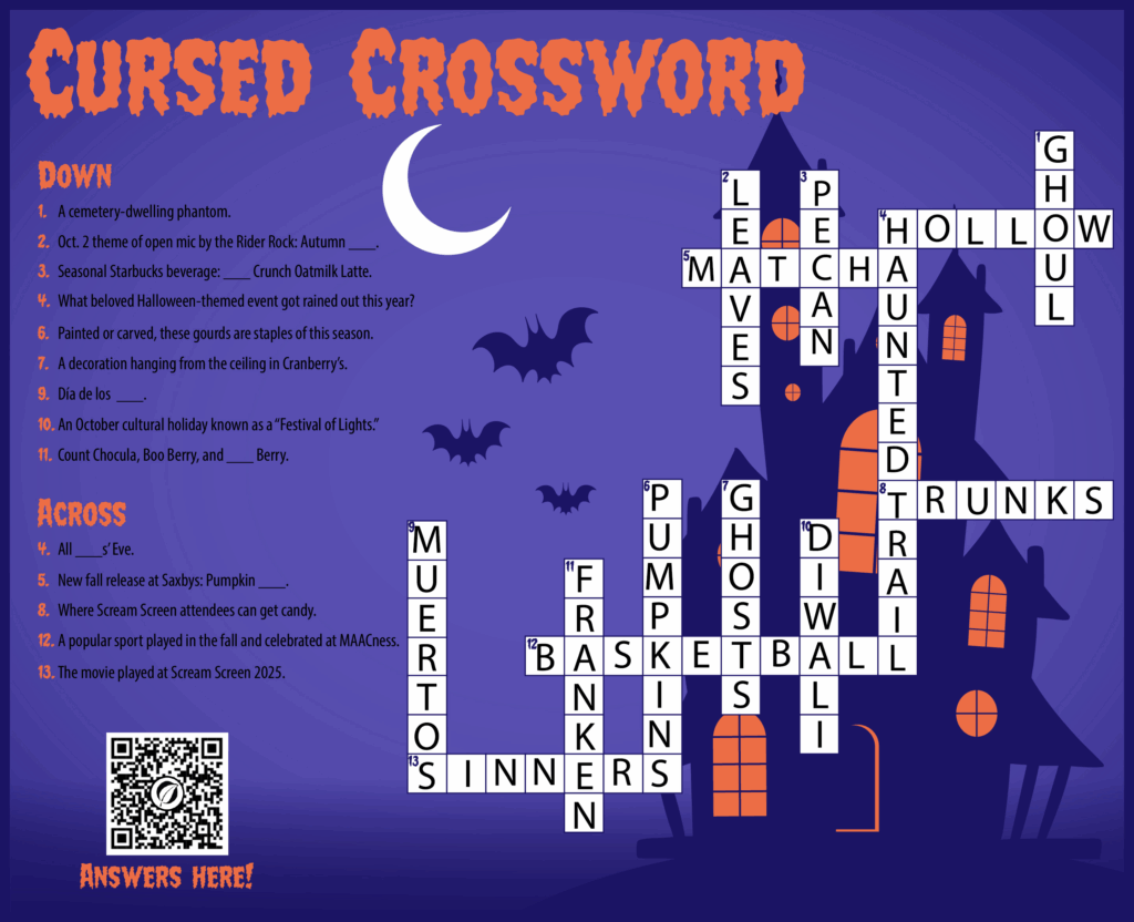 Cursed Crossword Puzzle And Answer Key The Rider News Cursed Crossword Puzzle And Answer Key The Rider News
