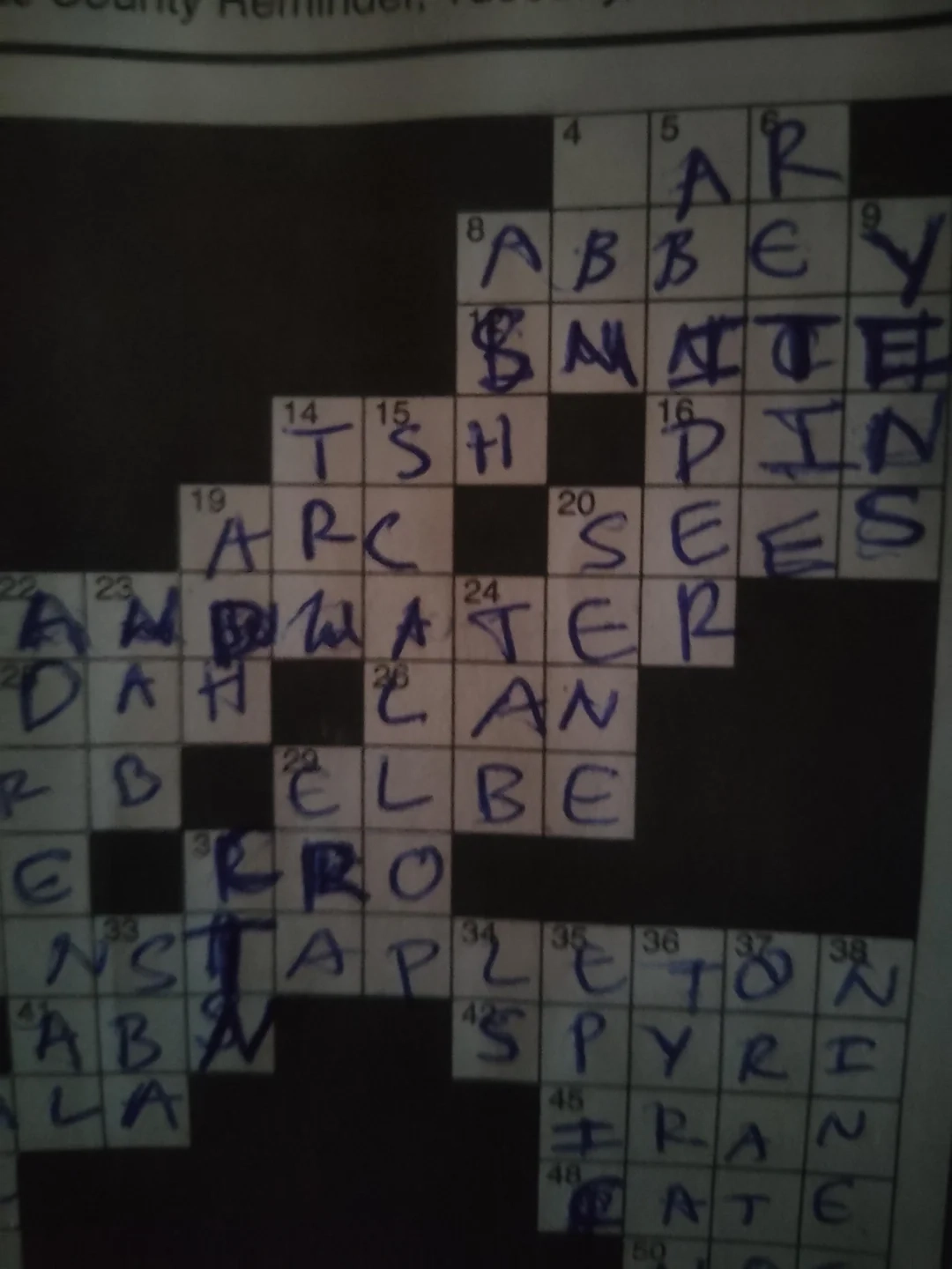 Dad Can You Help Me Finish My First Crossword Puzzle Clue For 4 Across Is Swiss River 4 Down Is Defensive Nuclear Weapon R DadForAMinute