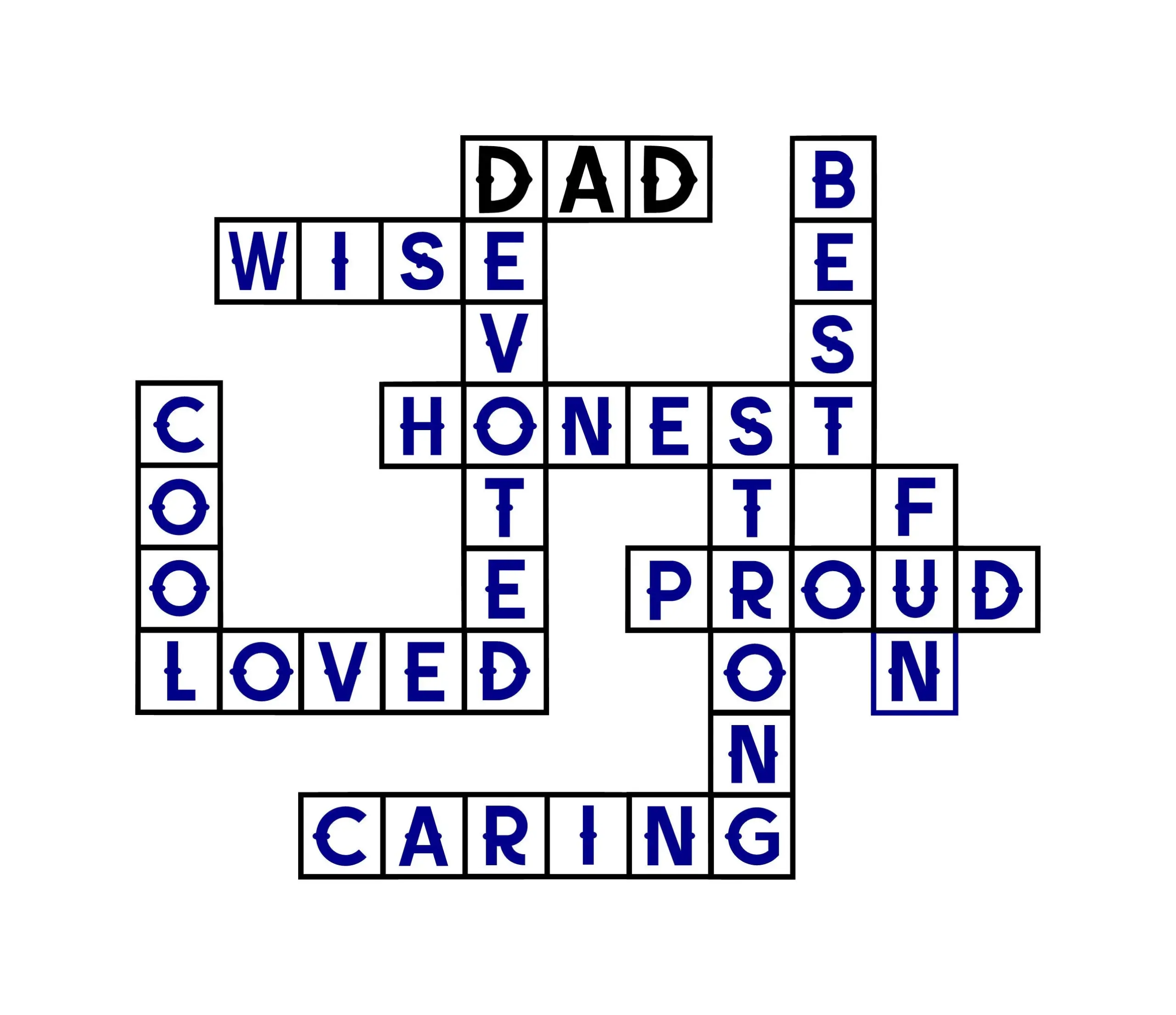 DAD Crossword Puzzle SVG PNG Digital Download Etsy DAD Crossword Puzzle SVG PNG Digital Download Etsy