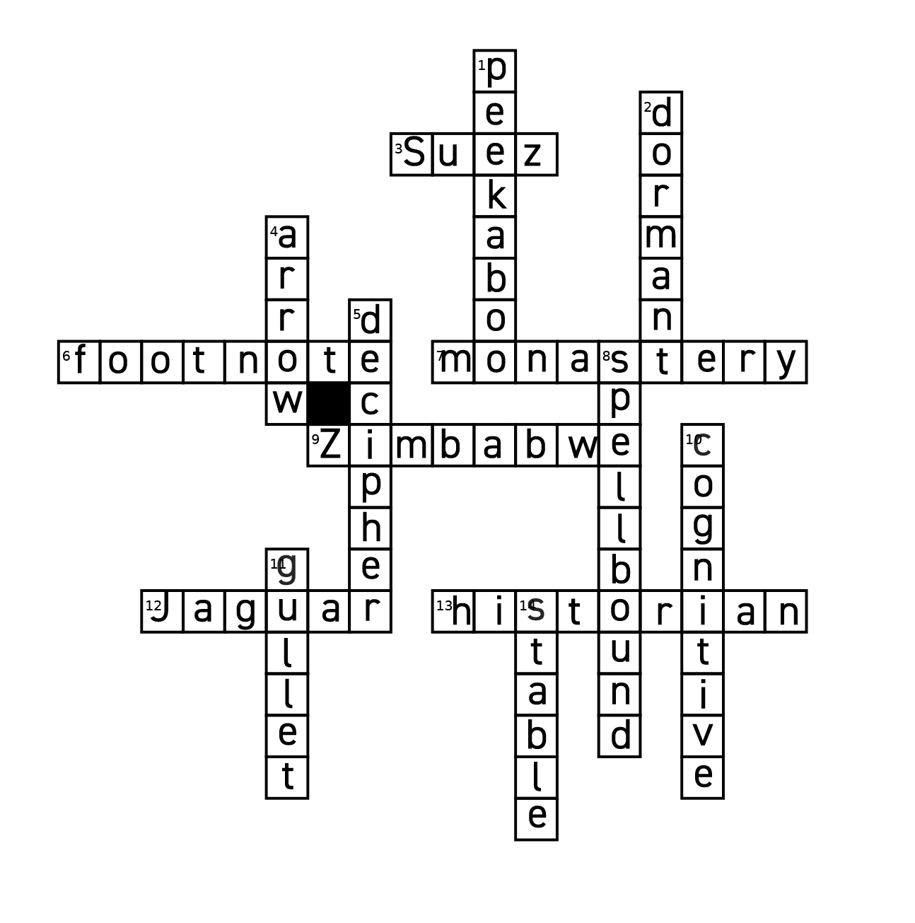 December 2021 Crossword And Sudoku Solutions Signs Of The Times
