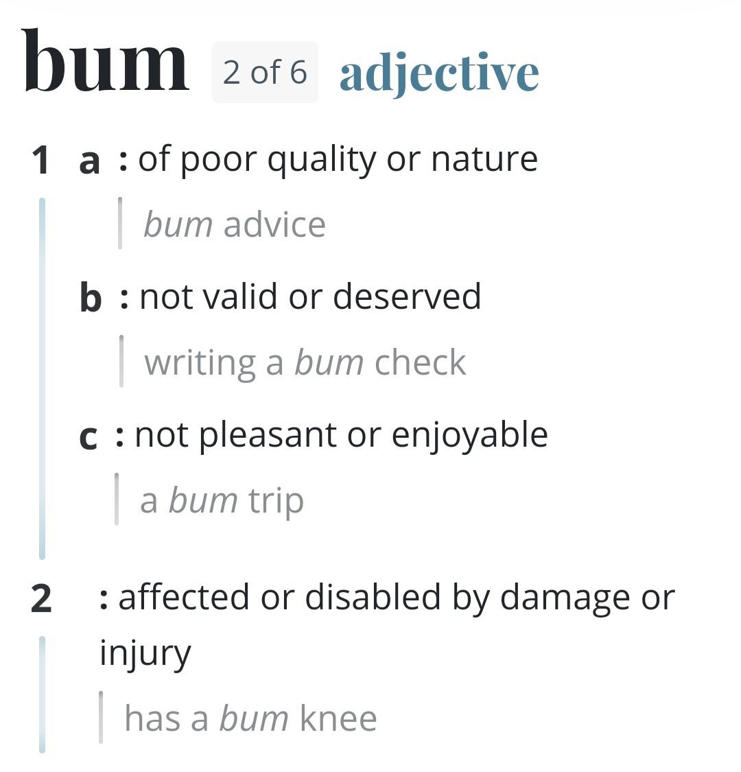Do You Use The Word bum R EnglishLearning