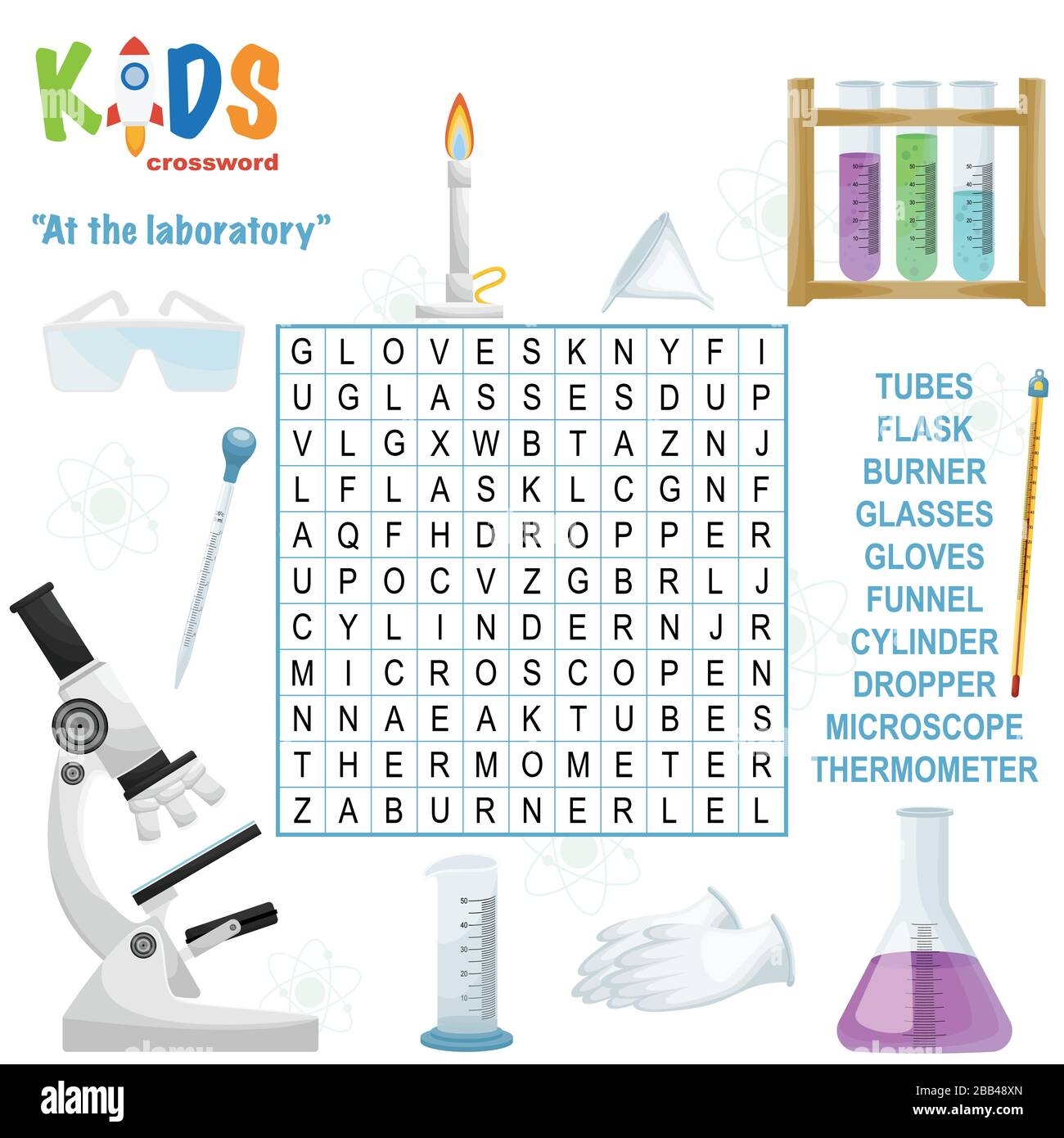 lab burner crossword clue
