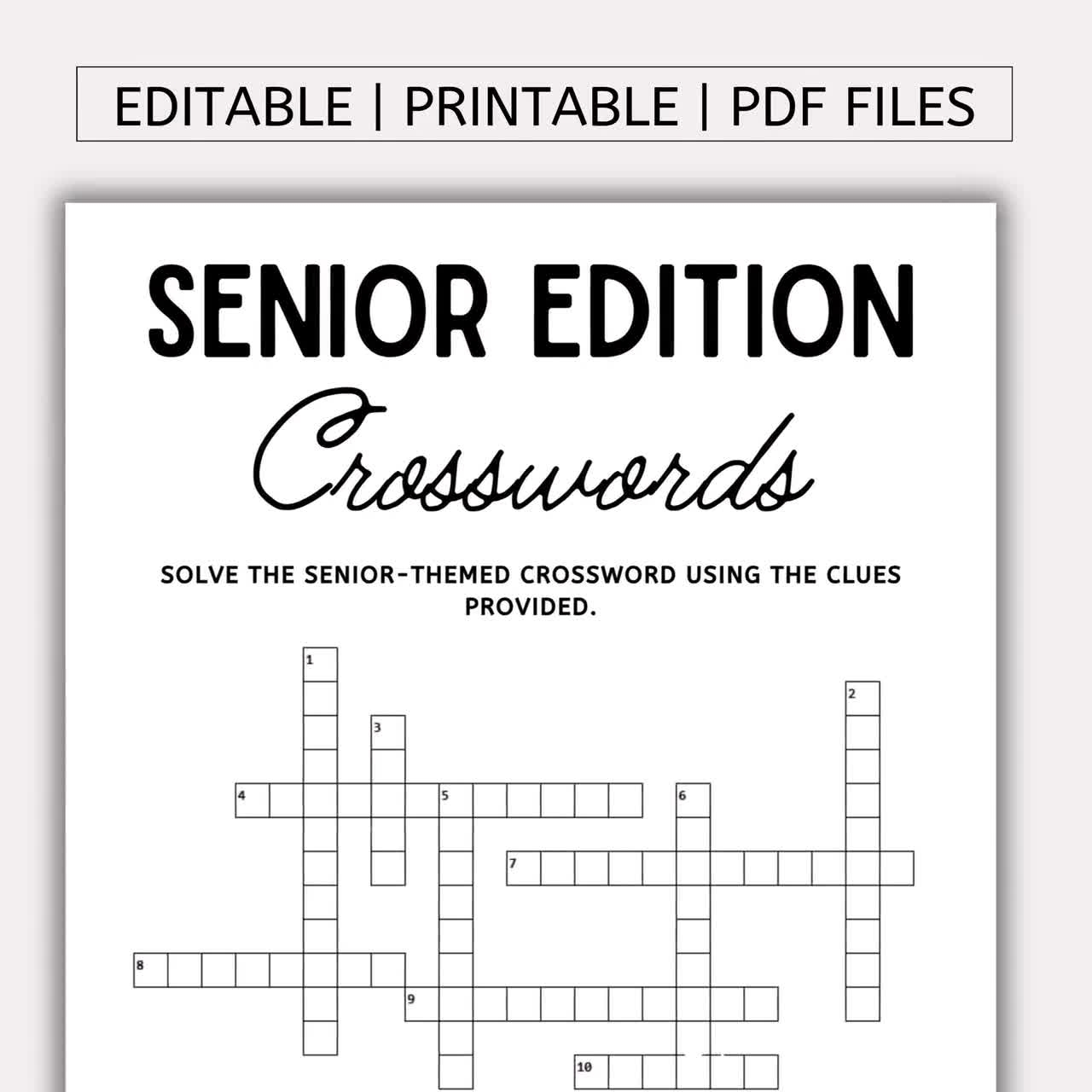 Editable Senior Games Bundle 110 Printable Games Senior Slogans Riddles Icebreakers Elderly Senior Birthday Etsy