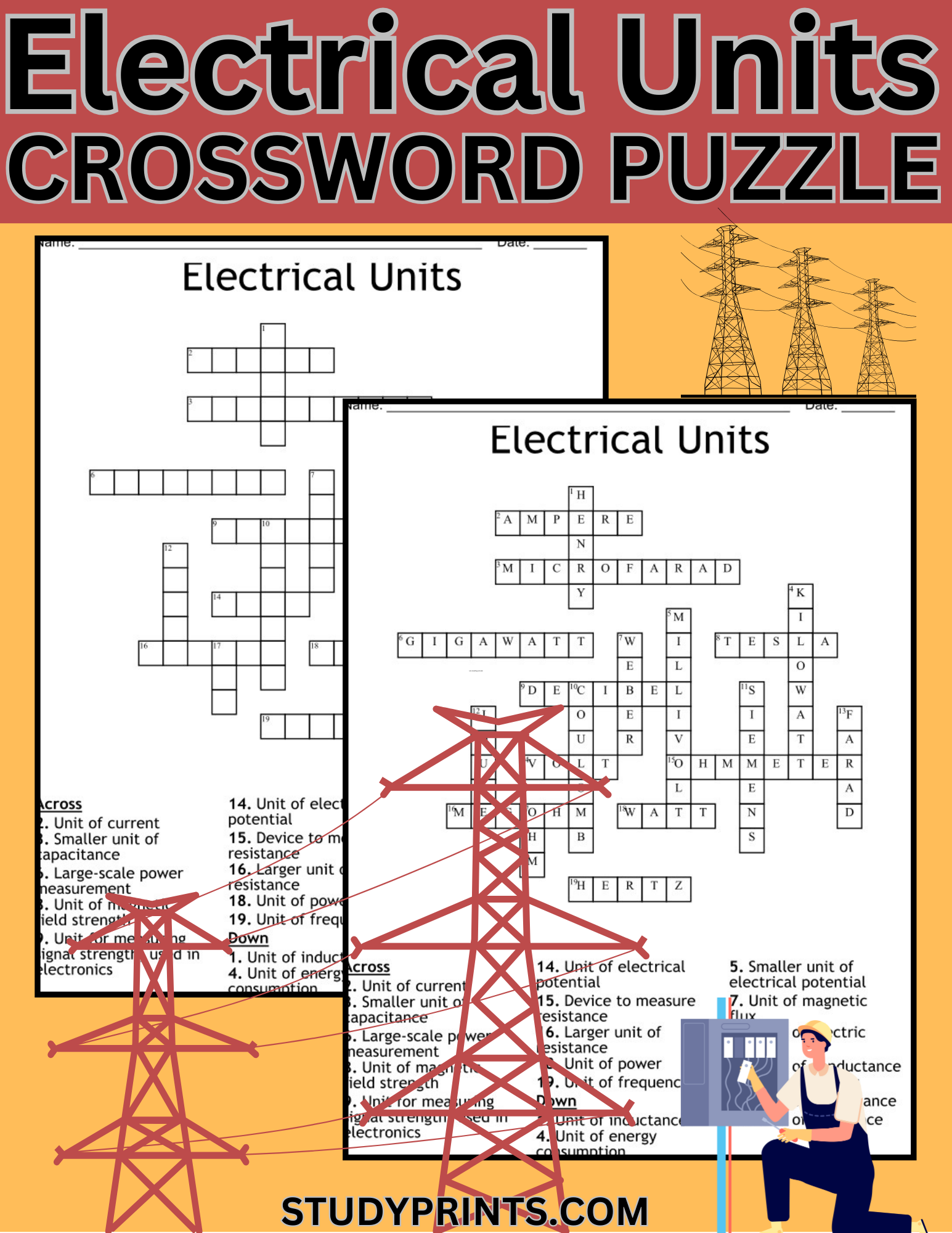 electrical unit crossword clue electrical unit crossword clue