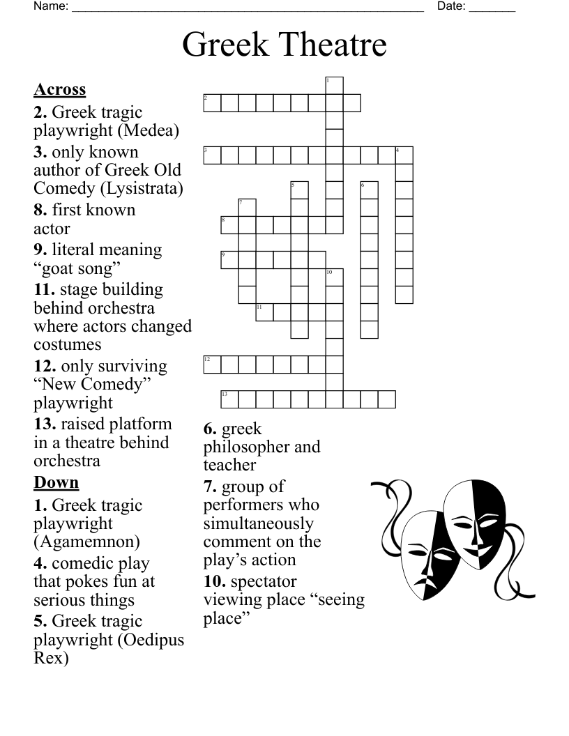 English Language Key Terms Crossword WordMint