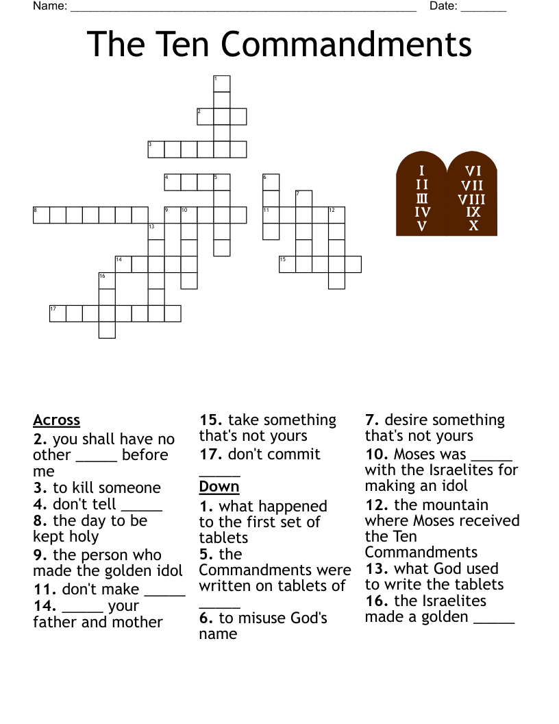 Exodus Crossword WordMint Exodus Crossword WordMint
