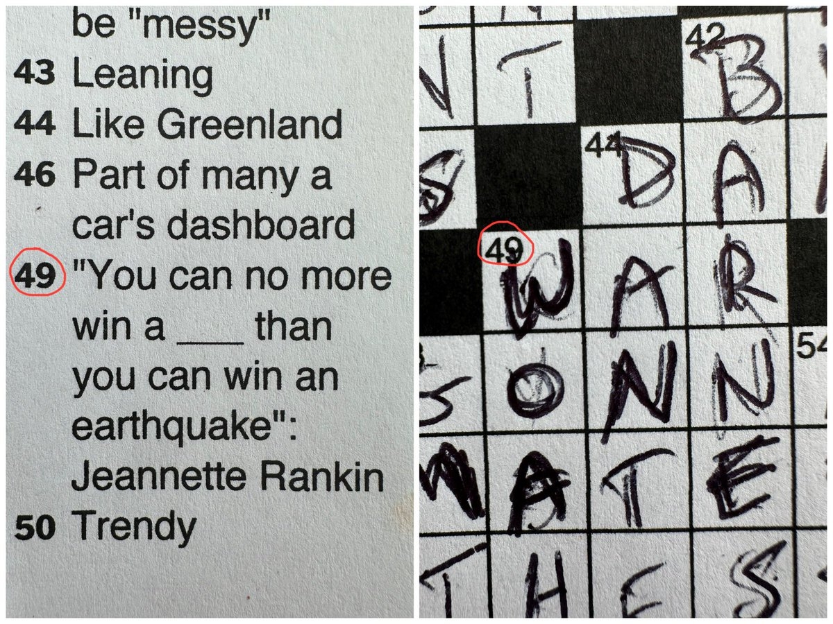 you said it crossword clue