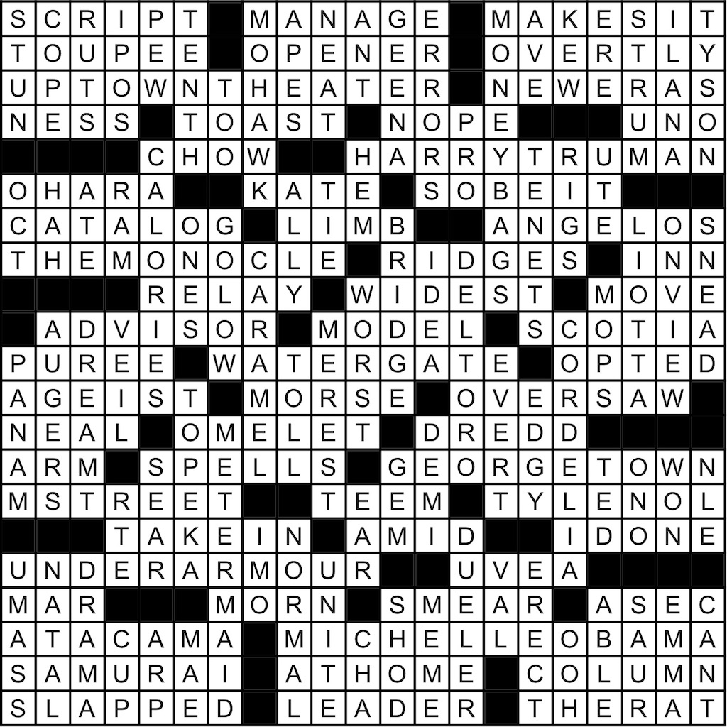 February 2020 Crossword Answer Key Washingtonian February 2020 Crossword Answer Key Washingtonian