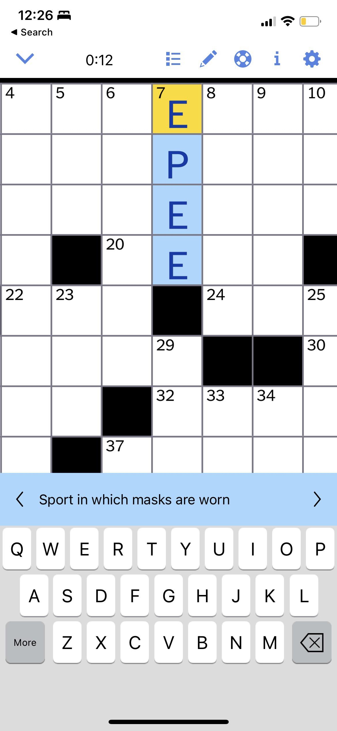 Fencing In NYT Crossword R Fencing