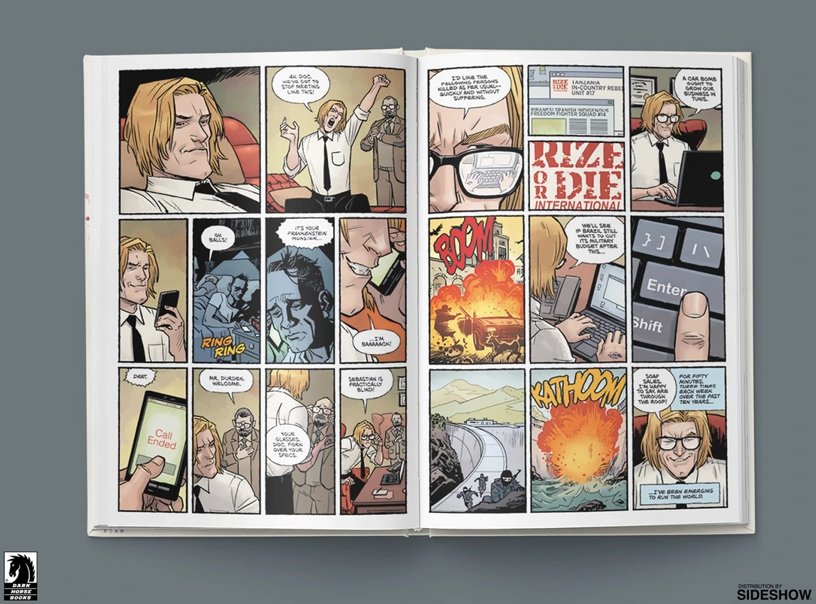 Fight Club 2 Library Edition Hardcover Book By Dark Horse Comics Sideshow Collectibles