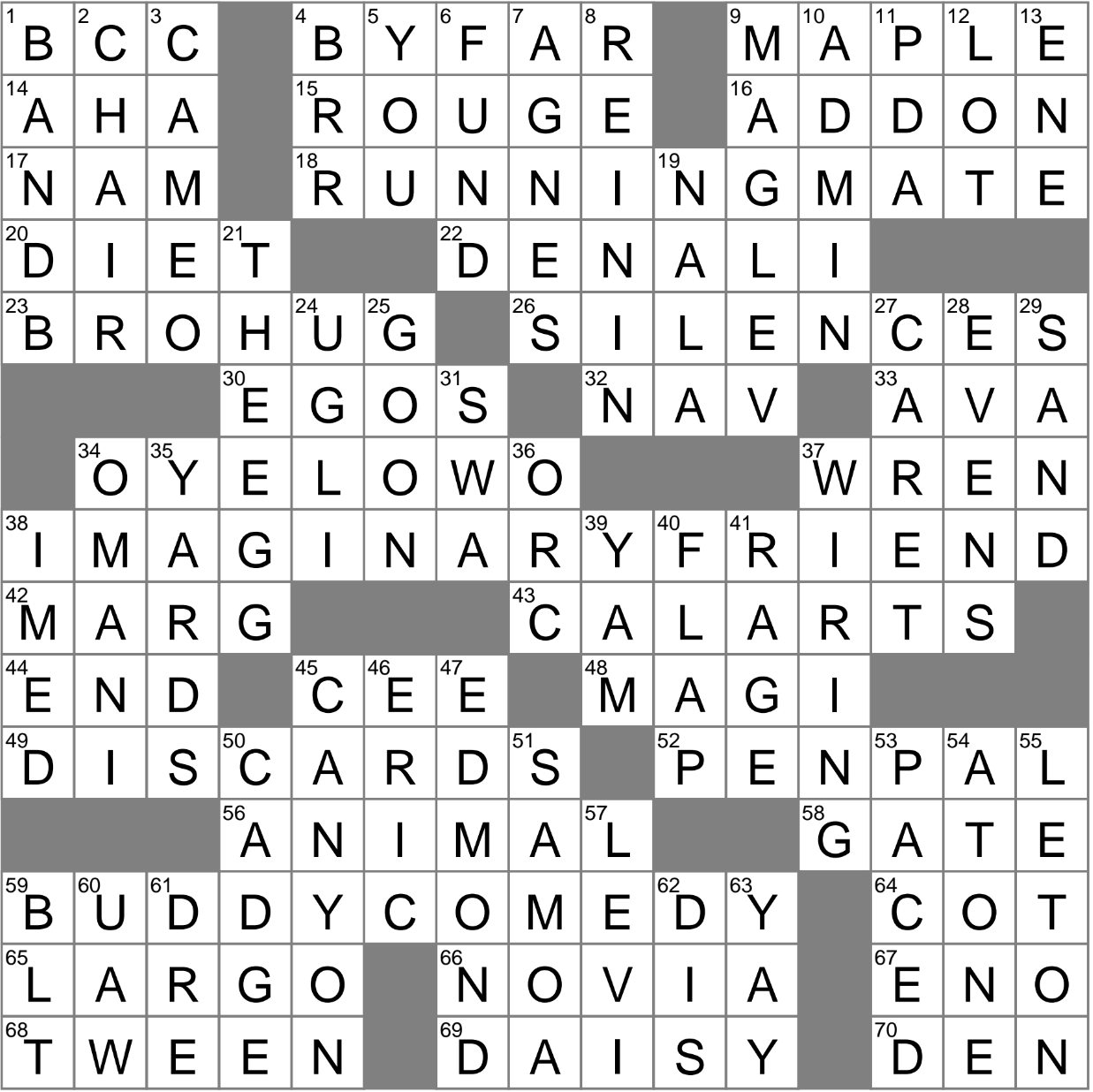 maple genus crossword puzzle clue