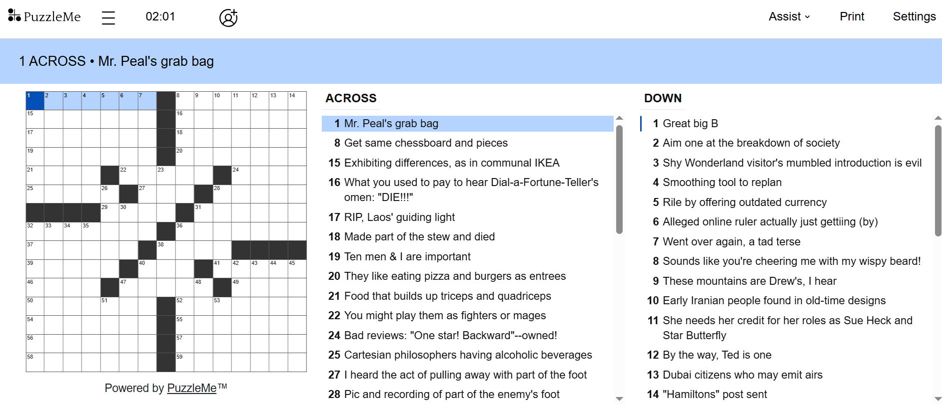 same here crossword same here crossword