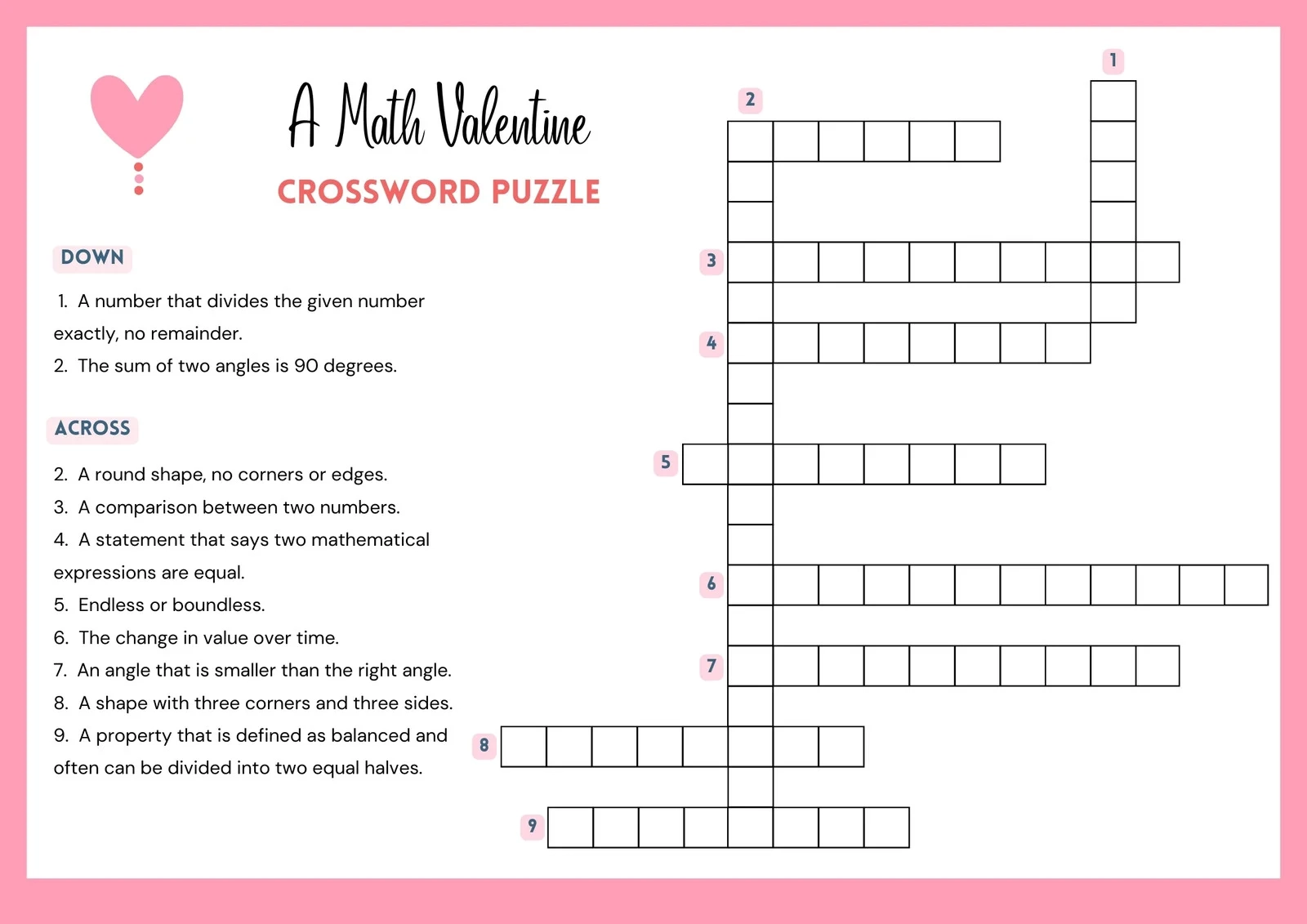 Free And Customizable Crossword Puzzle Templates Canva