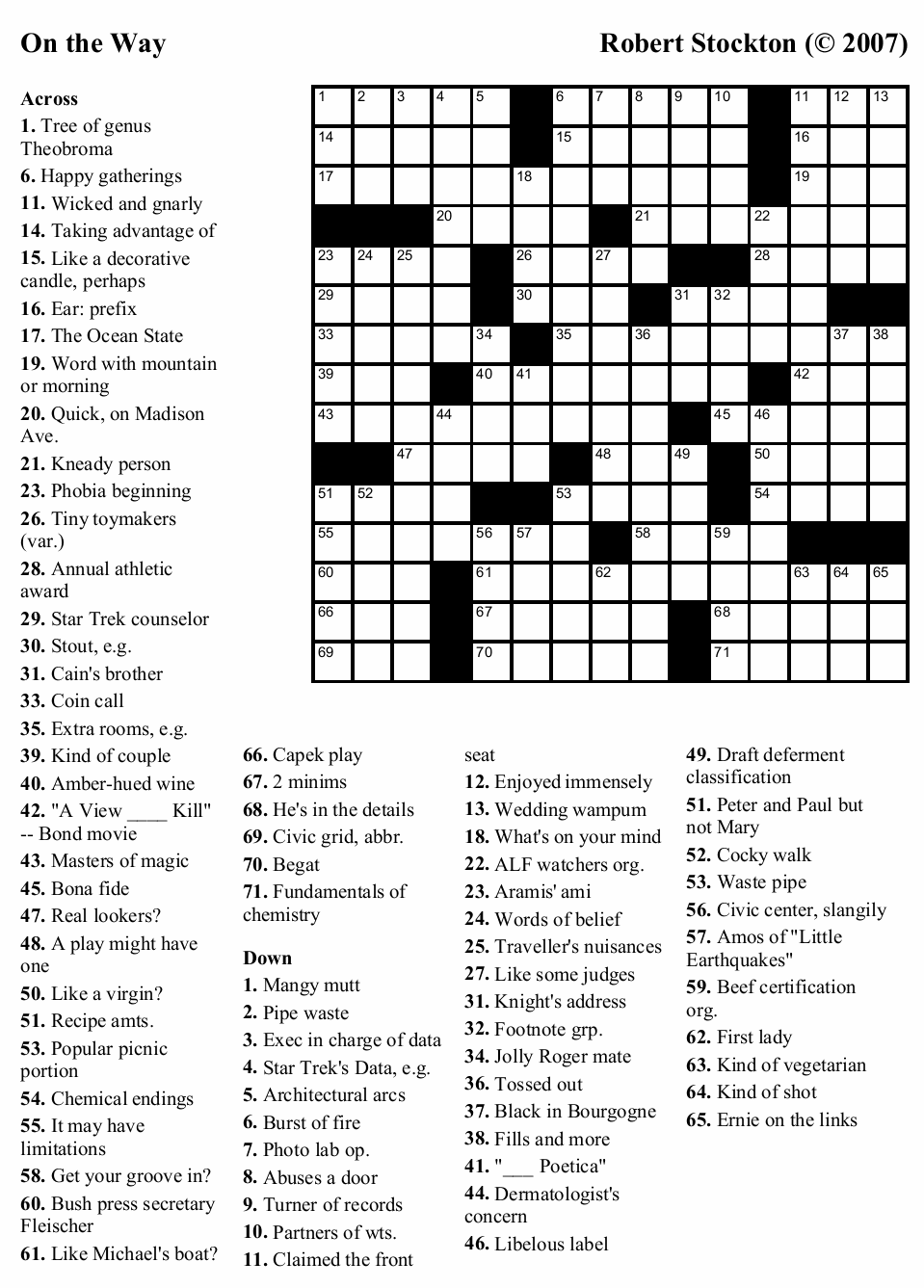 Free Crossword Puzzle 28 On The Way Beekeeper Crosswords Free Crossword Puzzle 28 On The Way Beekeeper Crosswords
