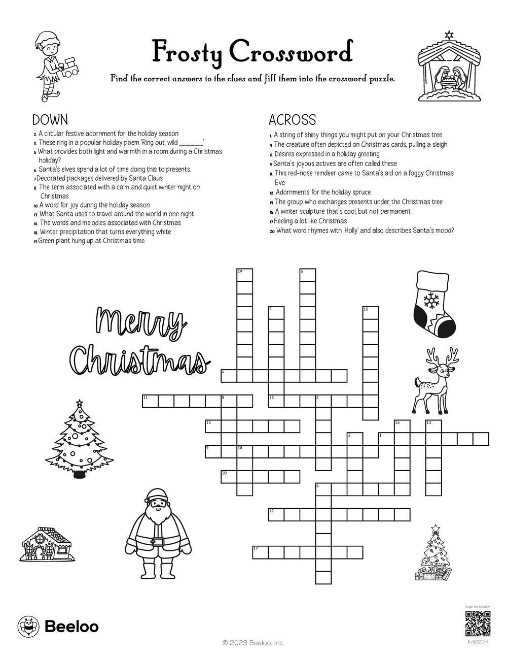spruce crossword clue