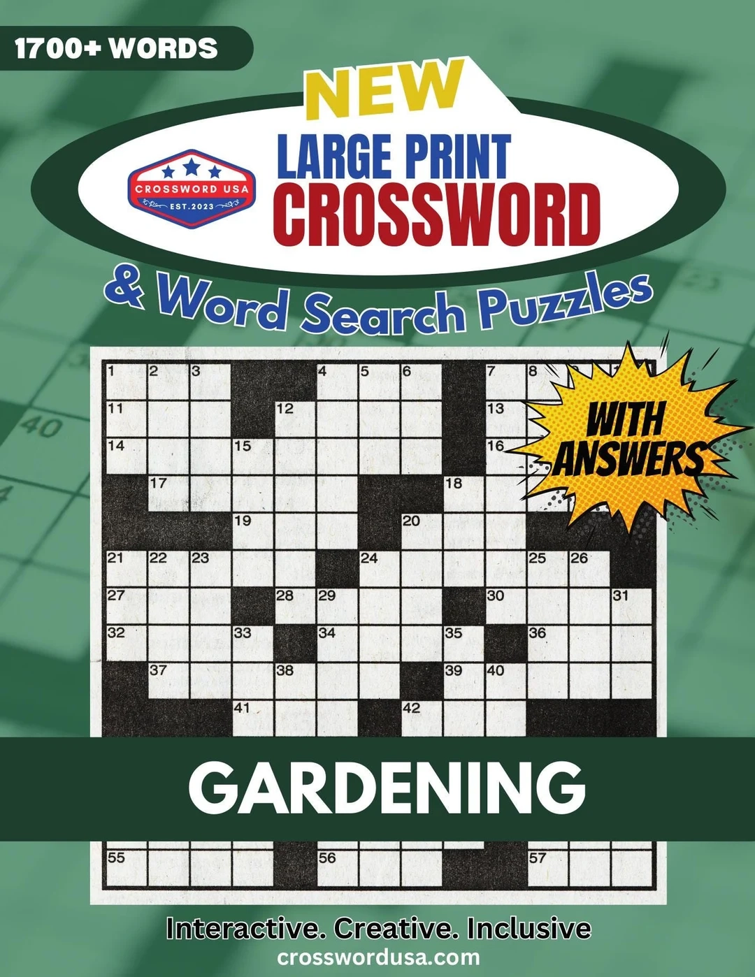 Gardening Crosswords Puzzles Grow Your Mind With Fun Large print Challenges Perfect For All Levels Unlock Your Garden Knowledge Etsy