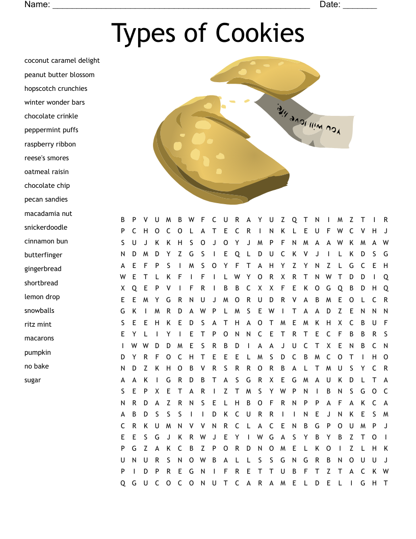 Girl Scout Cookie Safety Crossword WordMint