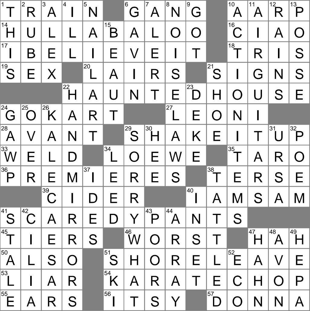 Goat Rodeo Crossword Clue Archives LAXCrossword
