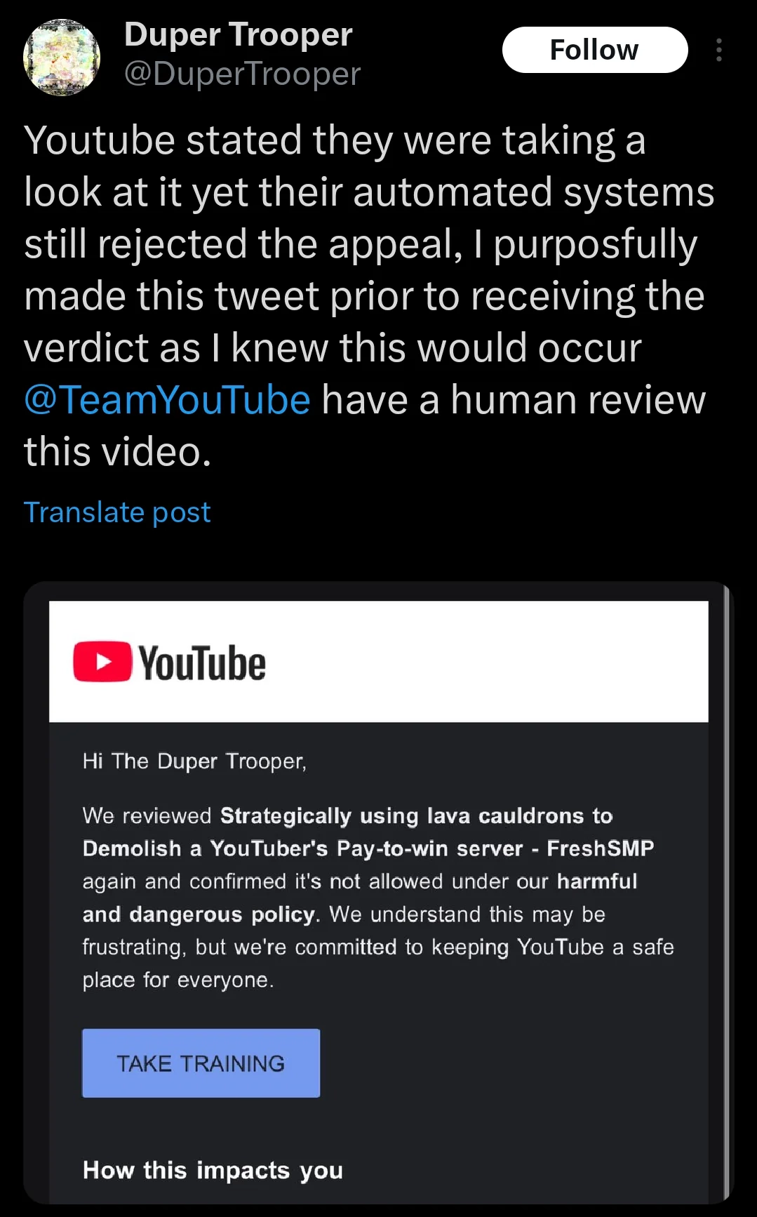 youtube duper trooper irl