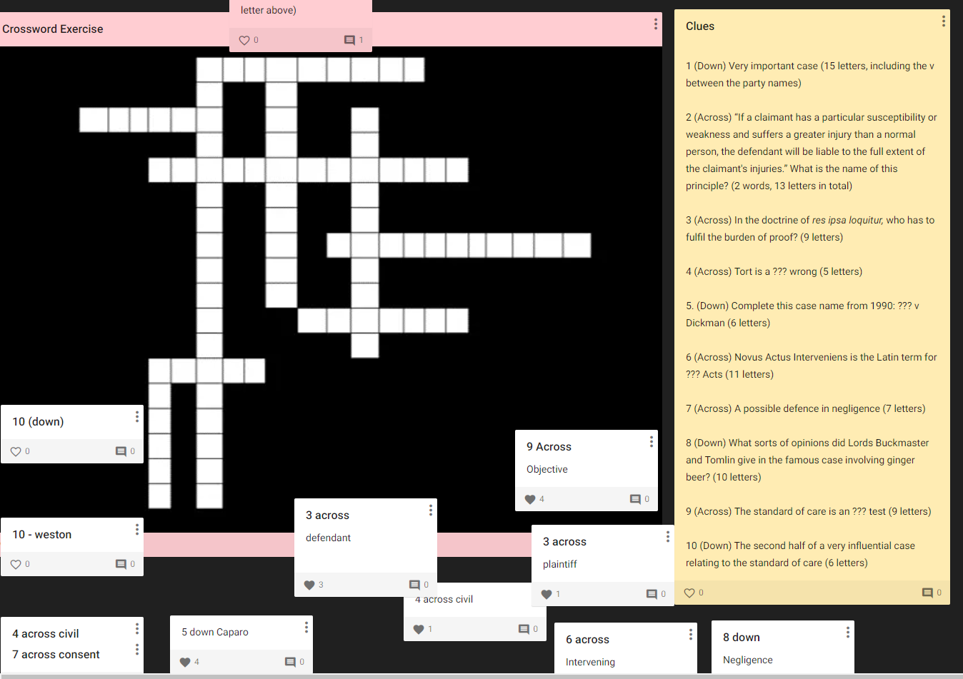 Group Crosswords As Formative Assessment Tasks 100 Ideas For Active Learning Group Crosswords As Formative Assessment Tasks 100 Ideas For Active Learning