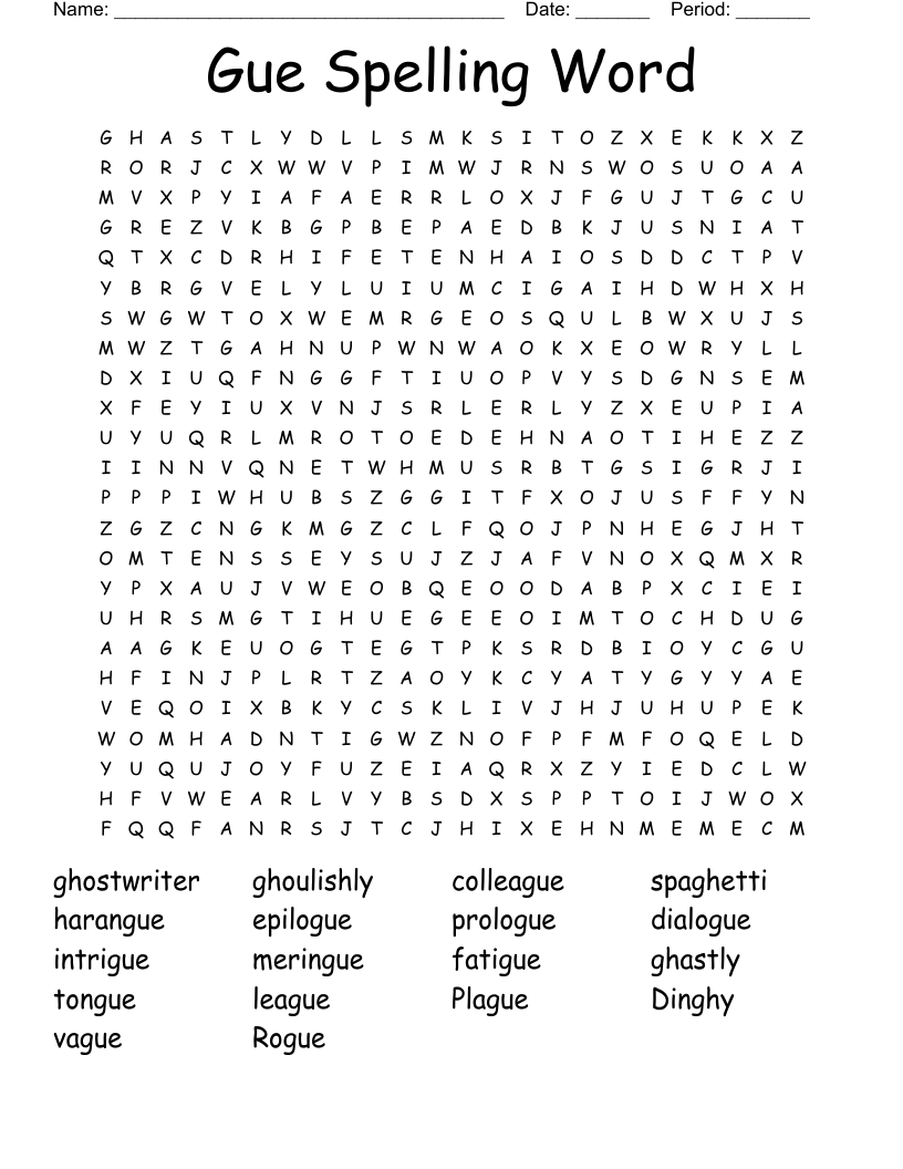 Gue Spelling Word Word Search WordMint Gue Spelling Word Word Search WordMint