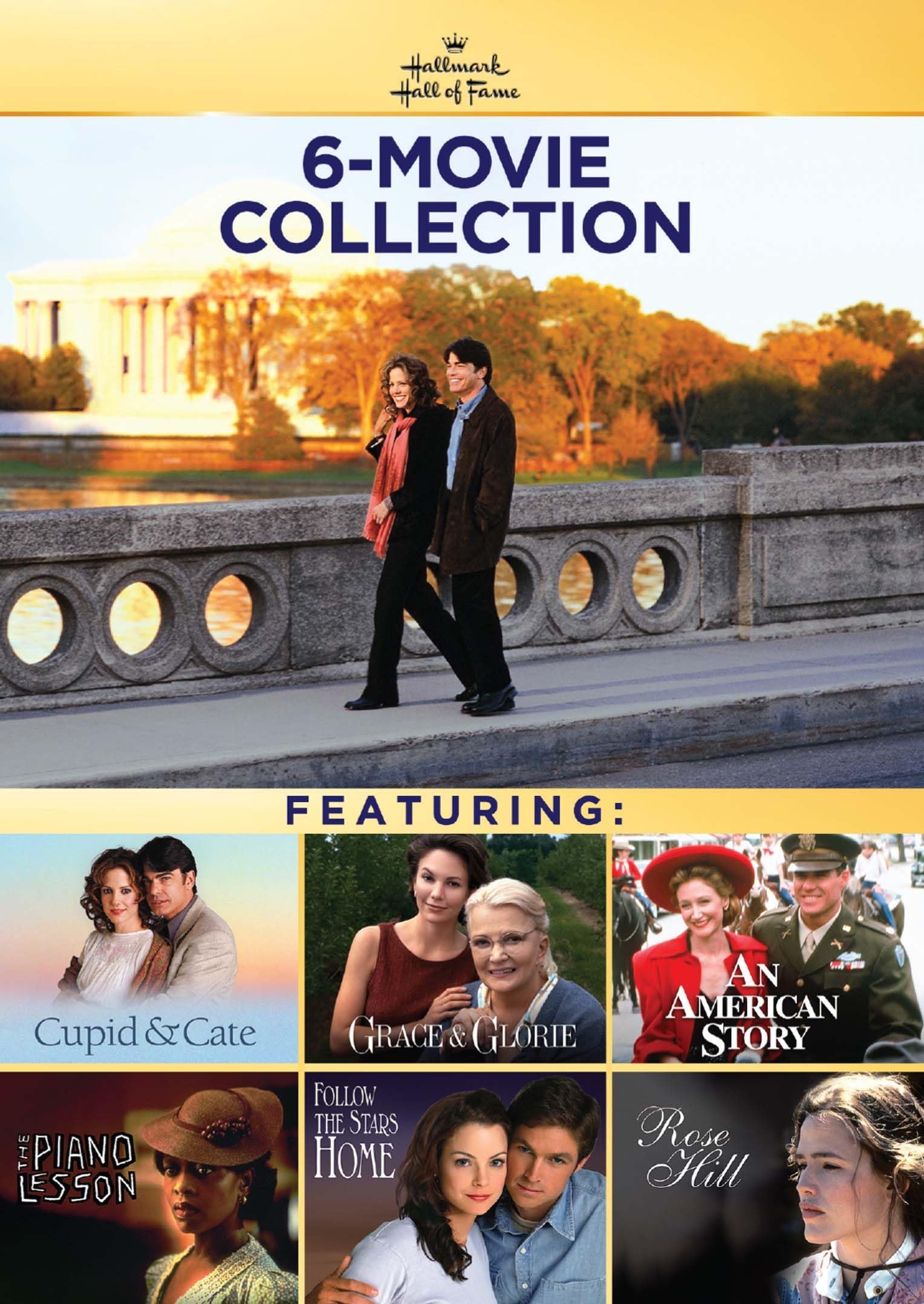 Hallmark Hall Of Fame 6 Movie Collection Cupid Cate Grace Glorie After The Glory The Piano Lesson Follow The Stars Home Rose Hill Amazon co uk DVD Blu ray